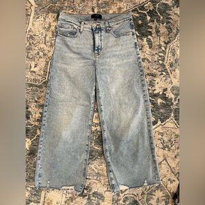 Banana Republic Factory wide leg light wash denim